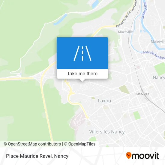 Place Maurice Ravel map