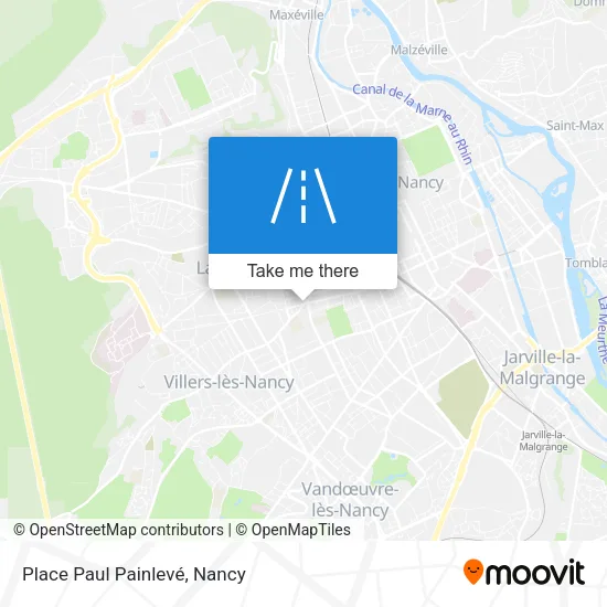 Place Paul Painlevé map