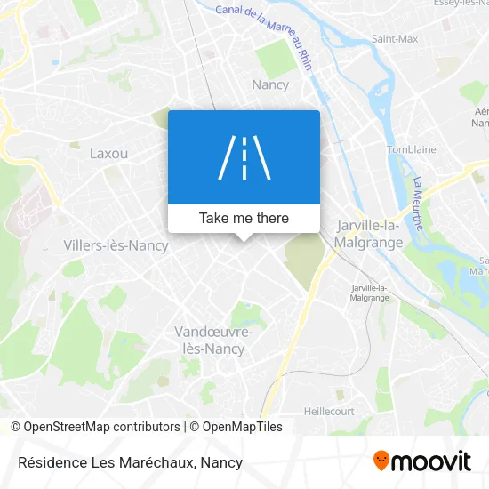 Résidence Les Maréchaux map