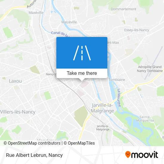 Rue Albert Lebrun map