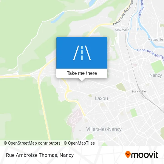 Rue Ambroise Thomas map
