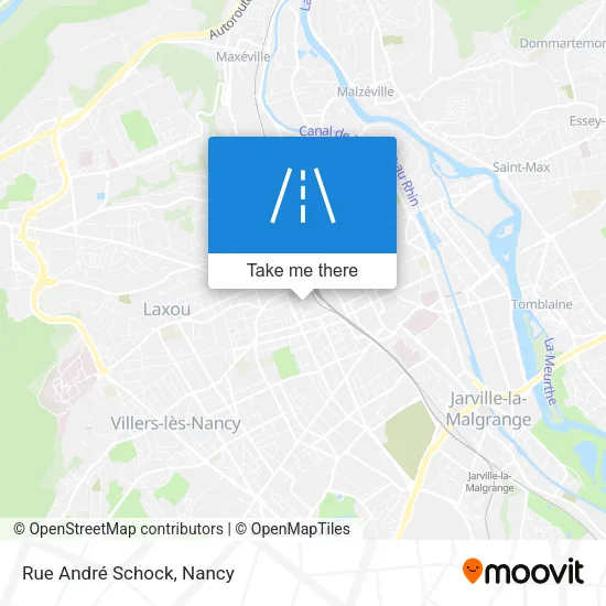 Rue André Schock map