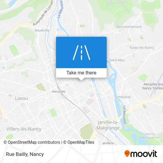 Rue Bailly map