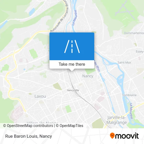 Rue Baron Louis map