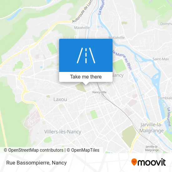 Rue Bassompierre map