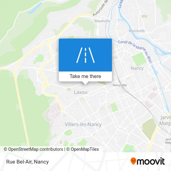 Rue Bel-Air map