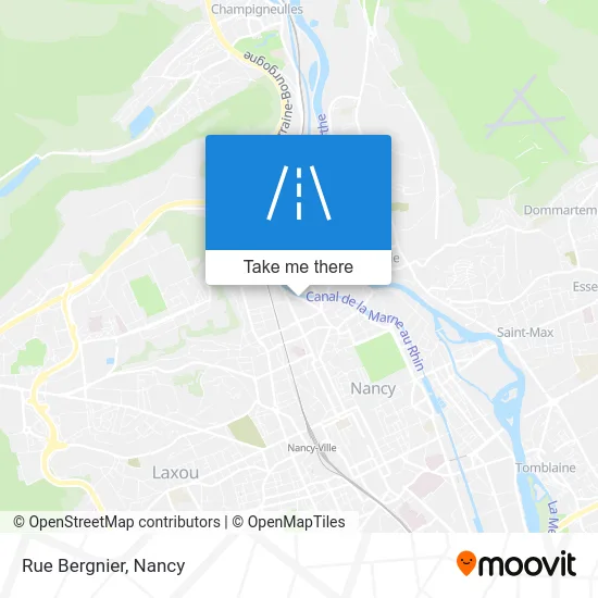 Rue Bergnier map