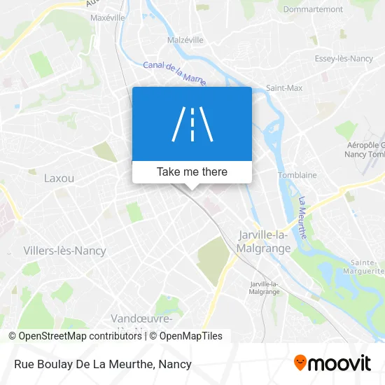 Rue Boulay De La Meurthe map