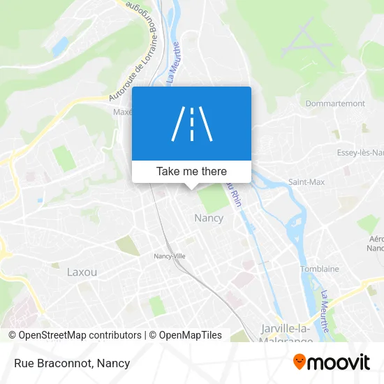 Rue Braconnot map