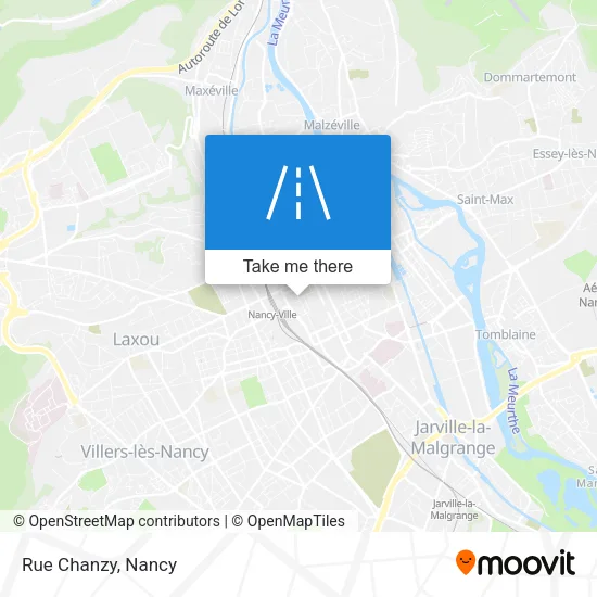 Rue Chanzy map