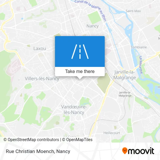 Rue Christian Moench map