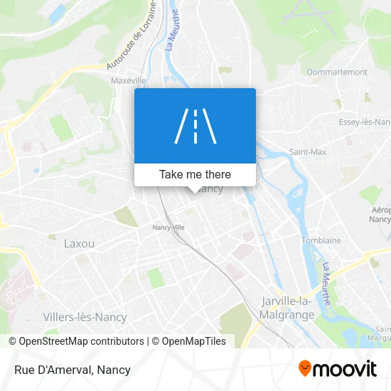 Rue D'Amerval map