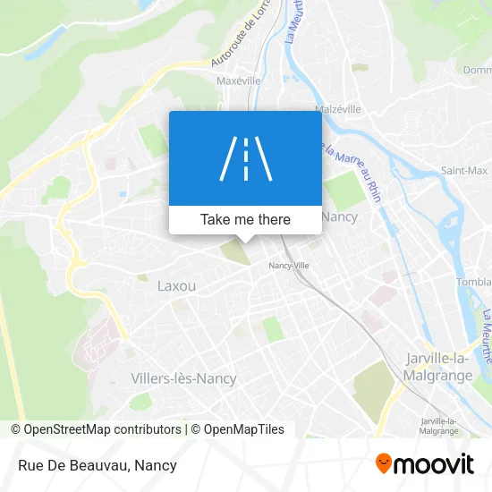 Rue De Beauvau map