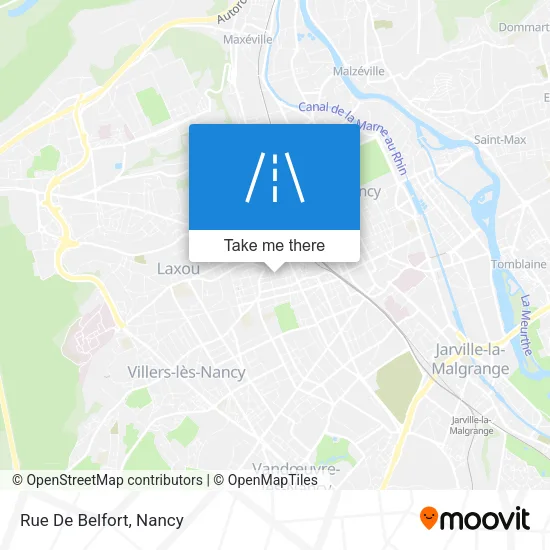Rue De Belfort map