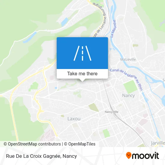 Rue De La Croix Gagnée map