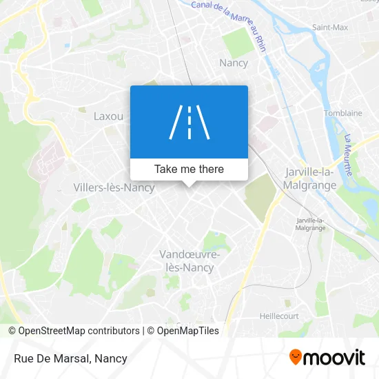 Rue De Marsal map