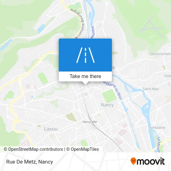 Rue De Metz map