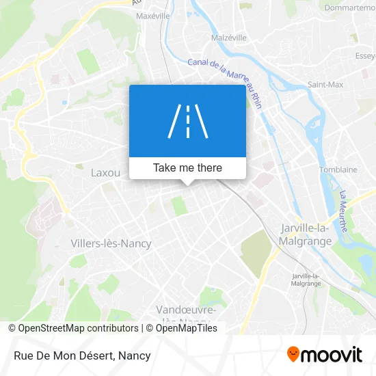Rue De Mon Désert map