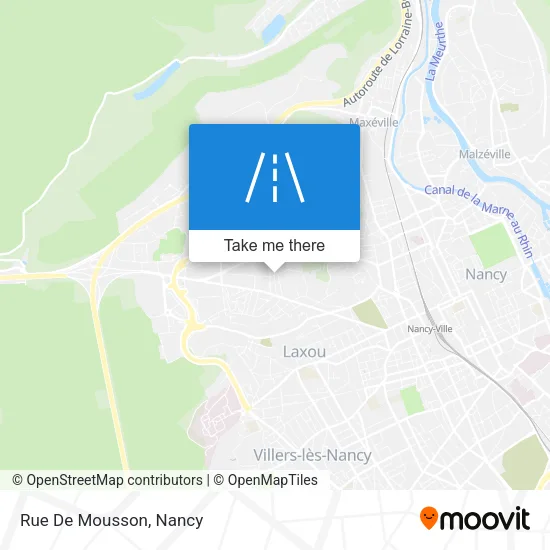 Rue De Mousson map