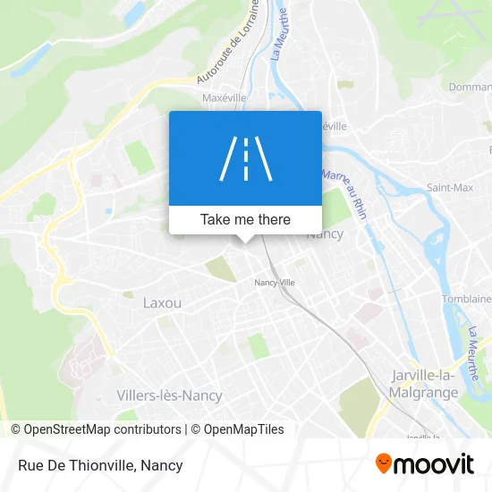 Rue De Thionville map