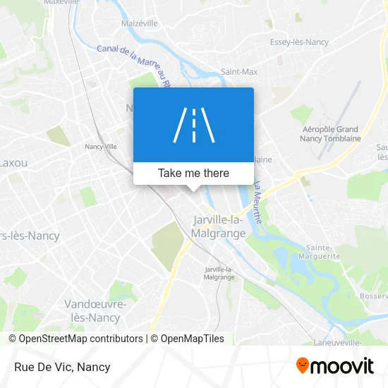 Rue De Vic map