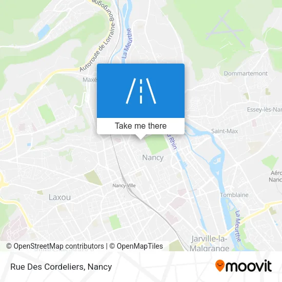 Rue Des Cordeliers map