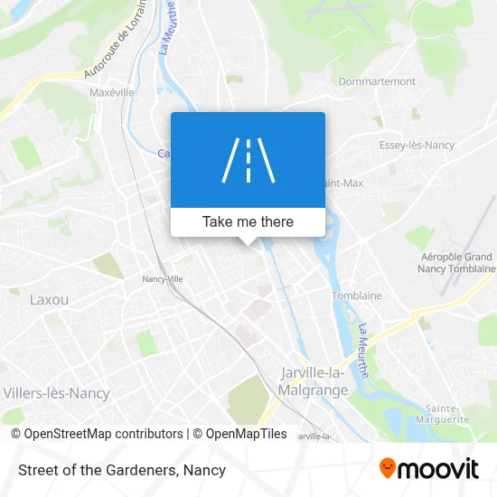 Rue Des Jardiniers map