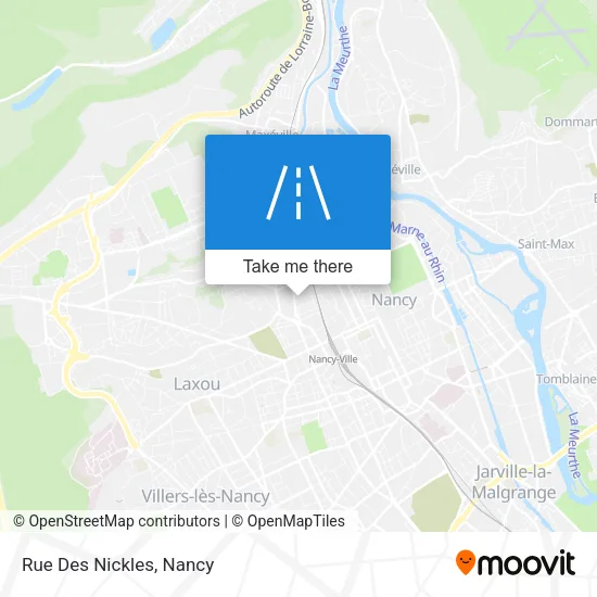 Rue Des Nickles map