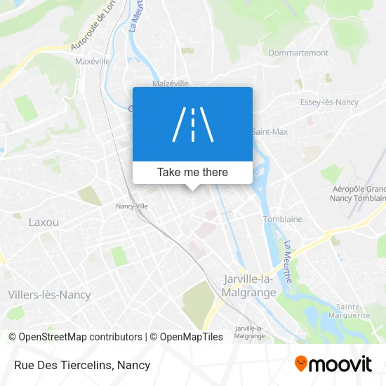 Rue Des Tiercelins map