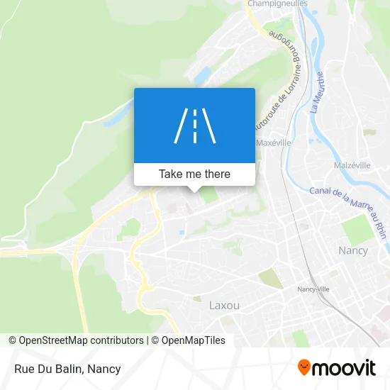 Rue Du Balin map