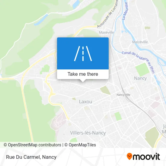 Rue Du Carmel map