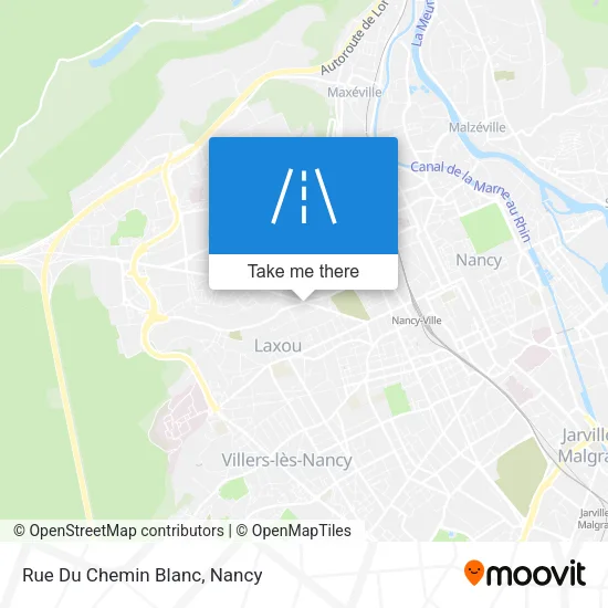 Rue Du Chemin Blanc map