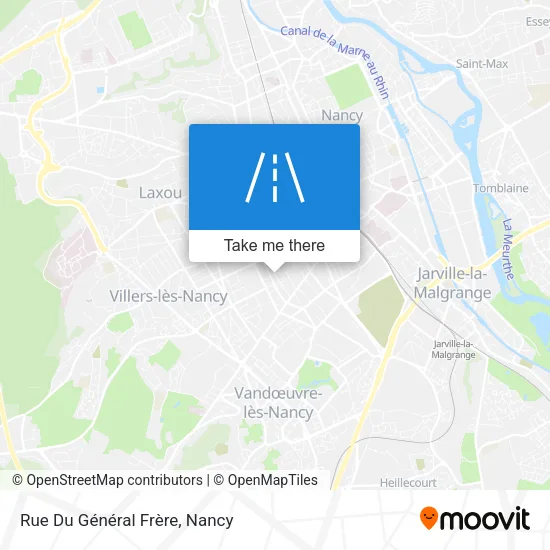 Rue Du Général Frère map