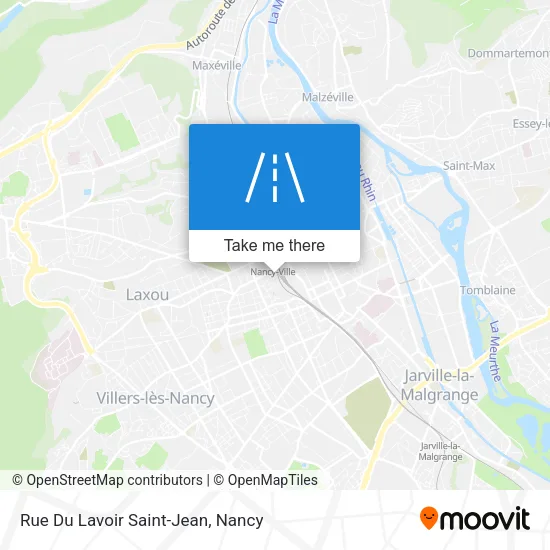 Rue Du Lavoir Saint-Jean map