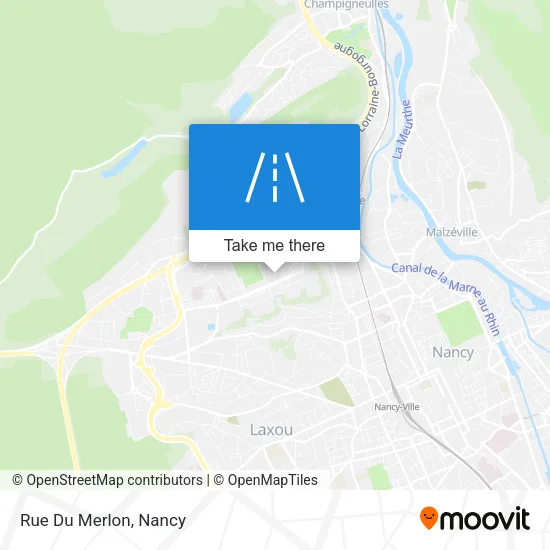 Rue Du Merlon map