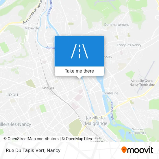 Rue Du Tapis Vert map