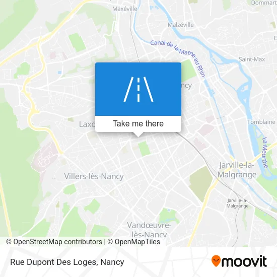 Rue Dupont Des Loges map