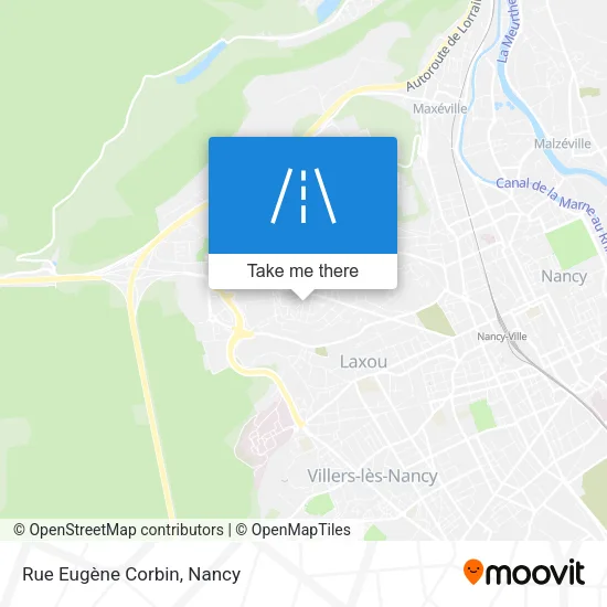 Rue Eugène Corbin map
