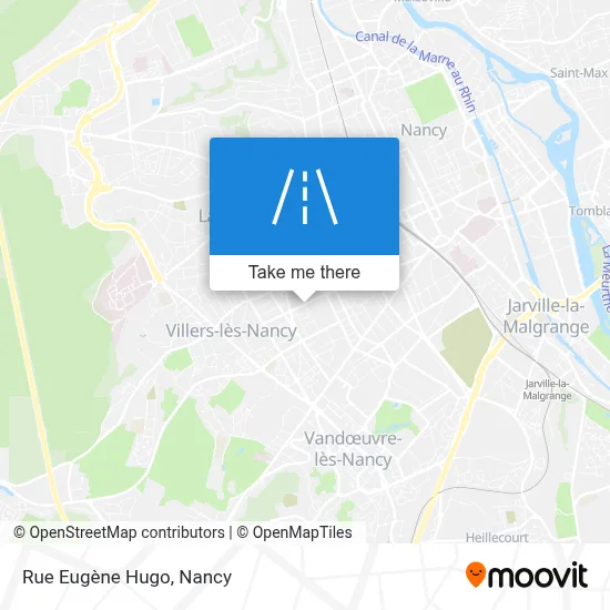 Rue Eugène Hugo map