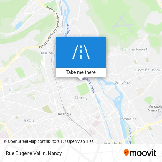 Rue Eugène Vallin map