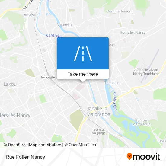 Rue Foller map