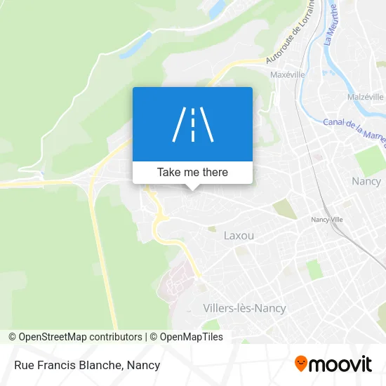 Rue Francis Blanche map