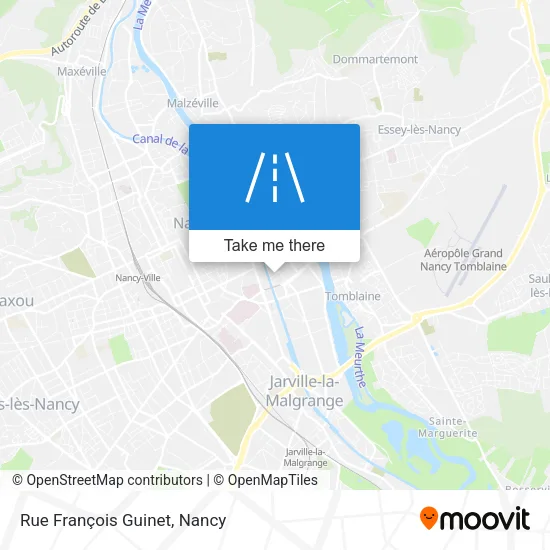 Rue François Guinet map