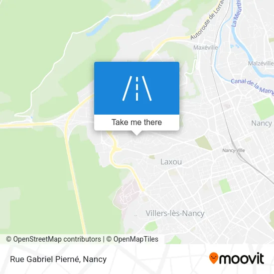 Rue Gabriel Pierné map