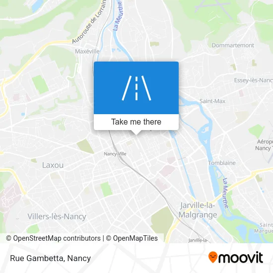Rue Gambetta map