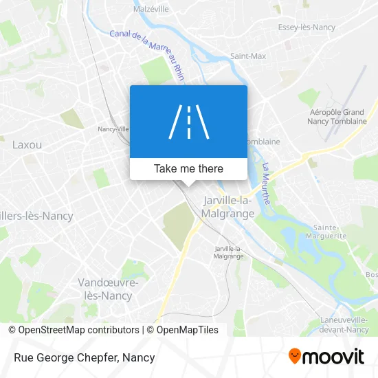 Rue George Chepfer map
