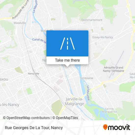 Rue Georges De La Tour map