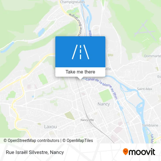 Rue Israël Silvestre map