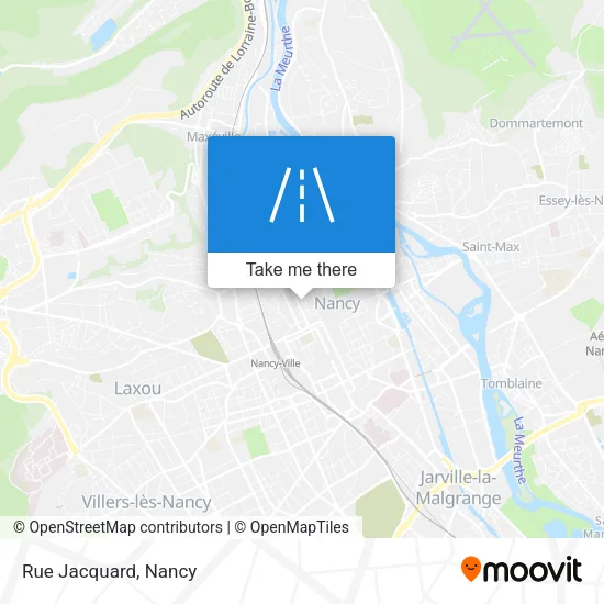 Rue Jacquard map