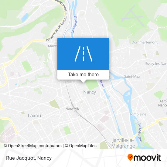 Rue Jacquot map
